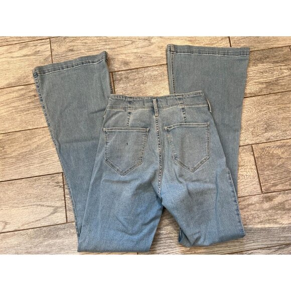 Hollister High Rise Flare Denim Jeans 5L 5 Long Boho Hippie 27 x 33 Baggy 27x33 - Picture 4 of 9